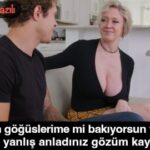 Arkadaşının Annesiyle Sohbet Ederken Gözü Memelere Kayıyor - Porno izle
